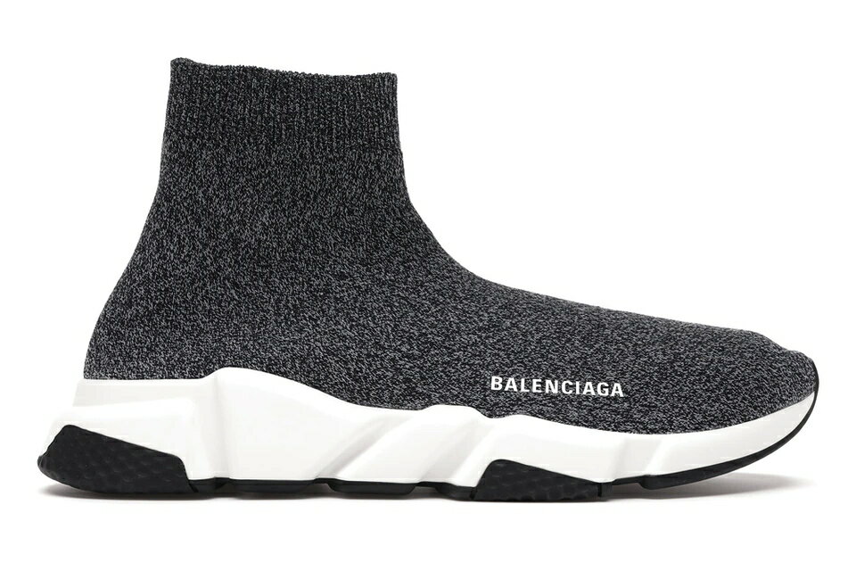 バレンシアガ スピード トレーナー 灰色 グレー 白色 ホワイト スニーカー メンズ 【 BALENCIAGA SPEED TRAINER NIOR / GREY WHITE 】