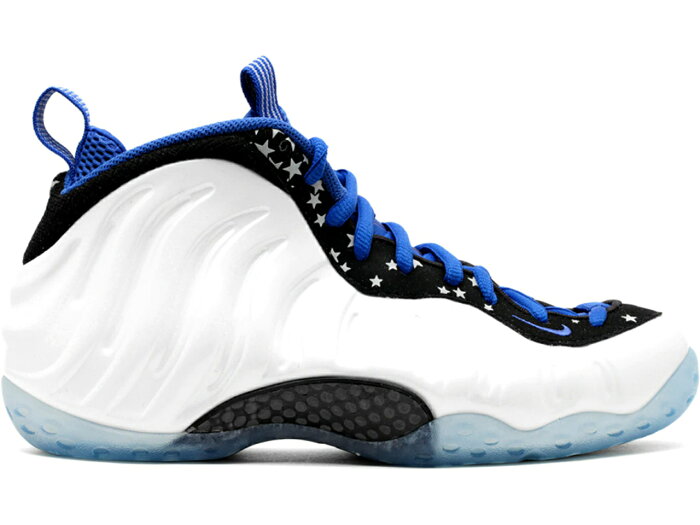 ナイキ NIKE フォームポジット シューティング エアフォームポジットワン スニーカー 【 FOAMPOSITE SHOOTING STARS PEARL WHITE BLACKROYAL BLUE 】