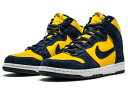 ナイキ エスビー ダンク ハイ プロ ミシガン 紺色 ネイビー ダンクハイ スニーカー メンズ 【 NIKE SB DUNK HIGH PRO MICHIGAN (2005) / VERSITY MAIZE MIDNIGHT NAVY 】