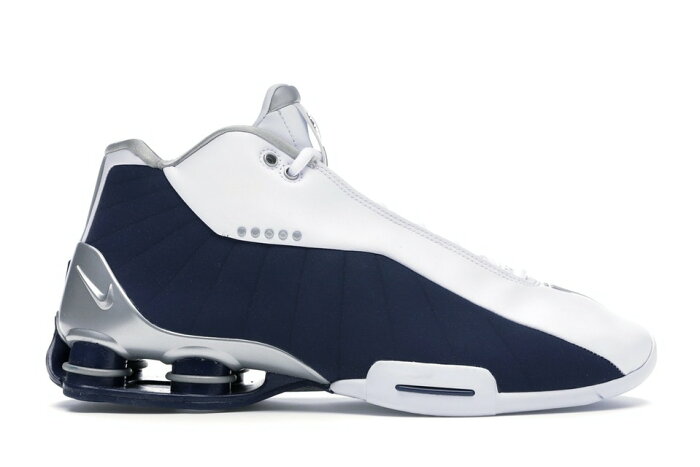 ナイキ NIKE ショックス 白色 ホワイト 銀色 シルバー スニーカー 【 SHOX SILVER BB4 WHITE NAVY METALLIC SILVERMIDNIGHT 】