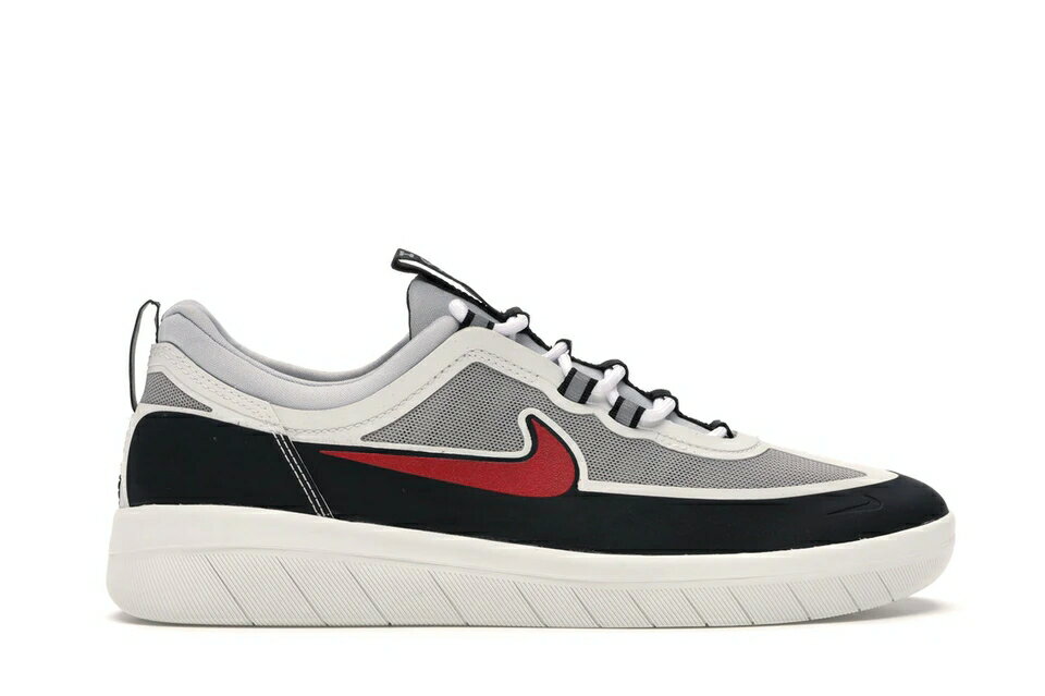 ナイキ NIKE エスビー フリー スニーカー 【 SB NYJAH FREE 2 SPIRIDON BLACK METALLIC SILVERBLACKSPORT RED 】