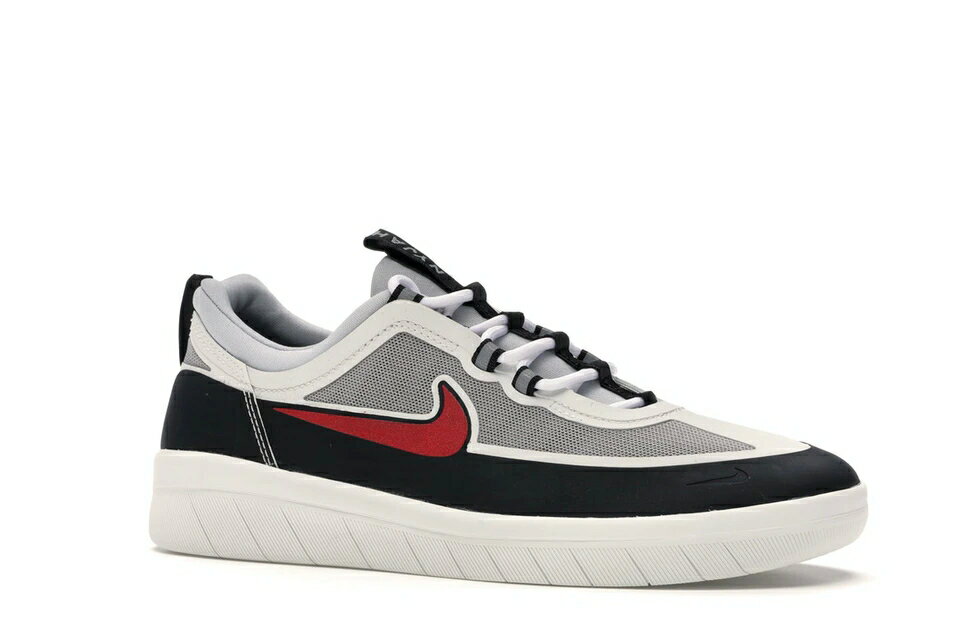 ナイキ NIKE エスビー フリー スニーカー 【 SB NYJAH FREE 2 SPIRIDON BLACK METALLIC SILVERBLACKSPORT RED 】