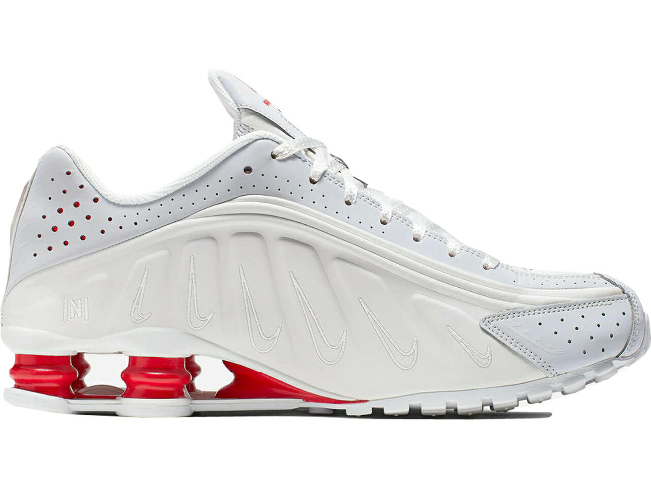 ナイキ NIKE ショックス スニーカー 【 SHOX R4 NEYMAR WHITE PLATINUM TINT 】