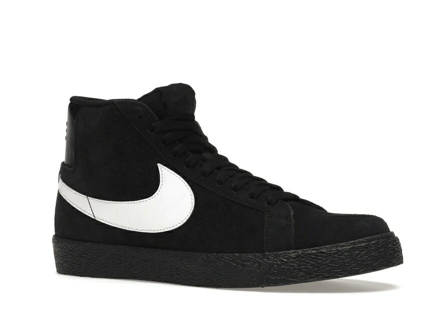 ナイキ NIKE エスビー ズーム ブレイザー ミッド 黒色 ブラック スニーカー 【 SB ZOOM BLAZER MID BLACK WHITE BLACKBLACKWHITE 】