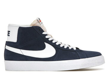 ナイキ NIKE エスビー ズーム ブレイザー ミッド 紺色 ネイビー スニーカー 【 SB ZOOM BLAZER MID NAVY WHITE WHITEBLACKUNIVERSITY RED 】