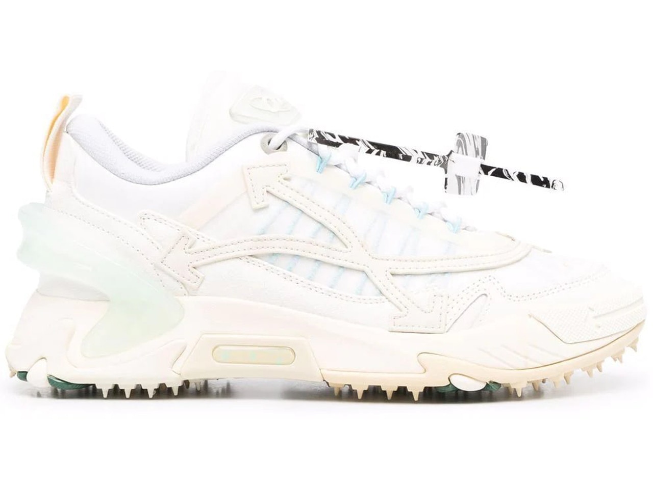 オフホワイト 白色 ホワイト 青色 ブルー スニーカー メンズ 【 OFF-WHITE ODSY-2000 WHITE LIGHT BLUE / WHITE LIGHT BLUE 】