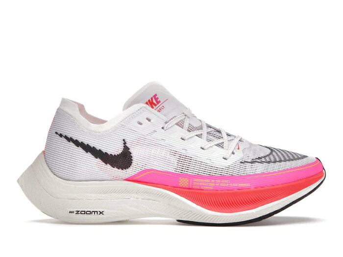 ナイキ NIKE 白色 ホワイト NEXT% スニーカー 【 ZOOMX VAPORFLY 2 WHITE PINK BLACK 】