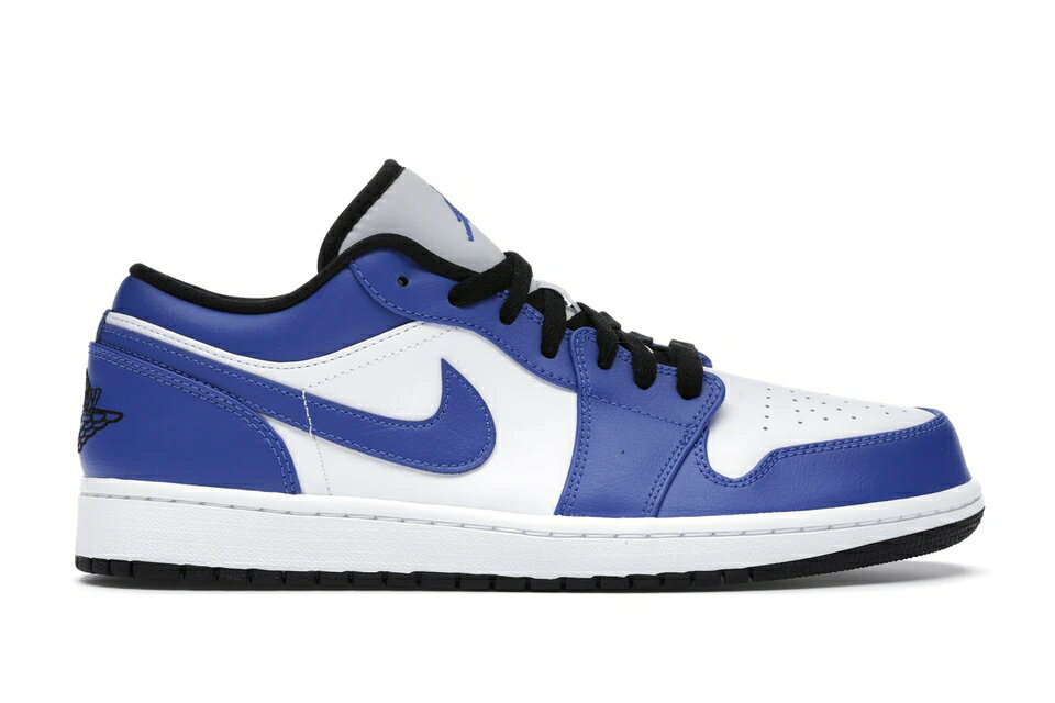 ナイキ ジョーダン ゲーム 白色 ホワイト 黒色 ブラック ゲームロイヤル 青 ブルー スニーカー メンズ 【 JORDAN 1 LOW GAME ROYAL / WHITE GAME ROYAL BLACK 】