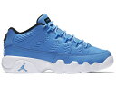 ナイキ ジョーダン 青色 ブルー 白色 ホワイト 黒色 ブラック 【 JORDAN 9 RETRO LOW PANTONE (GS) / UNIVERSITY BLUE WHITE BLACK 】 キッズ ベビー マタニティ スニーカー