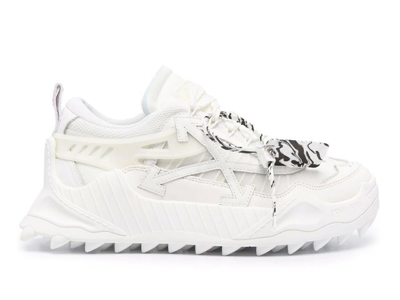 オフホワイト 白色 ホワイト スニーカー メンズ 【 OFF-WHITE ODSY-1000 WHITE FW21 / WHITE WHITE 】