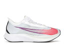 ナイキ ズーム 白色 ホワイト オーラ 紫 バイオレット ズームフライ スニーカー メンズ 【 NIKE ZOOM FLY 3 WHITE MULTI-COLOR / WHITE SPRUCE AURA HYPER VIOLET 】