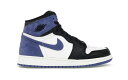 ナイキ ジョーダン ハイ 青色 ブルー 白色 ホワイト 【 JORDAN 1 RETRO HIGH BLUE MOON (GS) / SUMMIT WHITE BLUE MOON-BLACK 】 キッズ ベビー マタニティ スニーカー