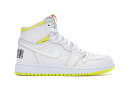 ナイキ ジョーダン ハイ フライト 白色 ホワイト ダイナミック 【 JORDAN 1 RETRO HIGH FIRST CLASS FLIGHT (GS) / WHITE DYNAMIC YELLOW-BLACK 】 キッズ ベビー マタニティ スニーカー