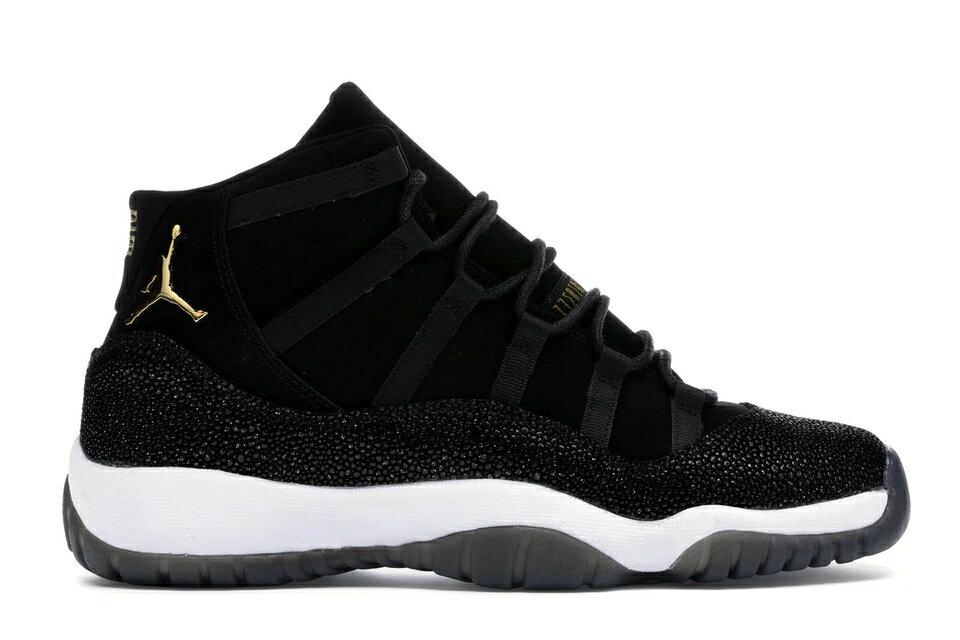 ナイキ ジョーダン 黒色 ブラック ゴールド 白色 ホワイト 【 JORDAN 11 RETRO HEIRESS BLACK STINGRAY (GS) / BLACK METALLIC GOLD WHITE 】 キッズ ベビー マタニティ スニーカー