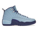 ナイキ ジョーダン ホーネッツ 青色 ブルー キャップ キャップ 帽子 銀色 シルバー 【 JORDAN 12 RETRO HORNETS (GS) / BLUE CAP METALLIC SILVER DARK 】 キッズ ベビー マタニティ スニーカー