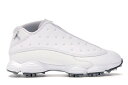 ナイキ ジョーダン サーティーン ゴルフ 白色 ホワイト 黒色 ブラック スニーカー メンズ 【 JORDAN 13 RETRO GOLF CLEAT WHITE BLACK / WHITE BLACK 】