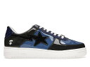 ベイプ カモ柄 青色 ブルー スニーカー メンズ 【 BAPE A BATHING APE STA LOW COLOR CAMO COMBO BLUE / COLOUR CAMO COMBO BLUE 】