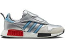 アディダス 銀色 シルバー 青色 ブルー スニーカー メンズ 【 ADIDAS MICROPACER X R1 NEVER MADE PACK / SILVER METALLIC LIGHT BLUE 】