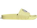 アディダス アディレッタ 黄色 イエロー スニーカー メンズ 【 ADIDAS ADILETTE SLIDES PALACE PALASTE LIGHT YELLOW / YELLOW YELLOW WEISS SCHWARZ 】