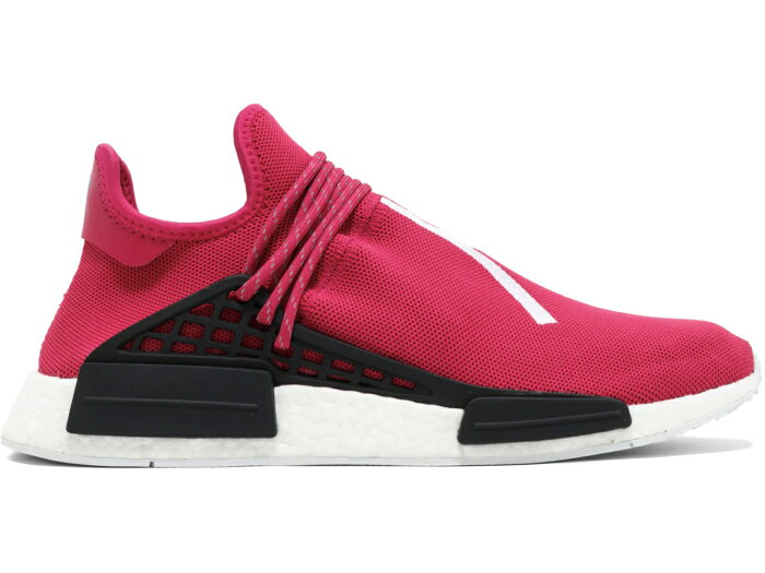 アディダス ADIDAS スニーカー 【 NMD HU PHARRELL FRIENDS AND FAMILY PINK SHOCK CORE BLACK 】