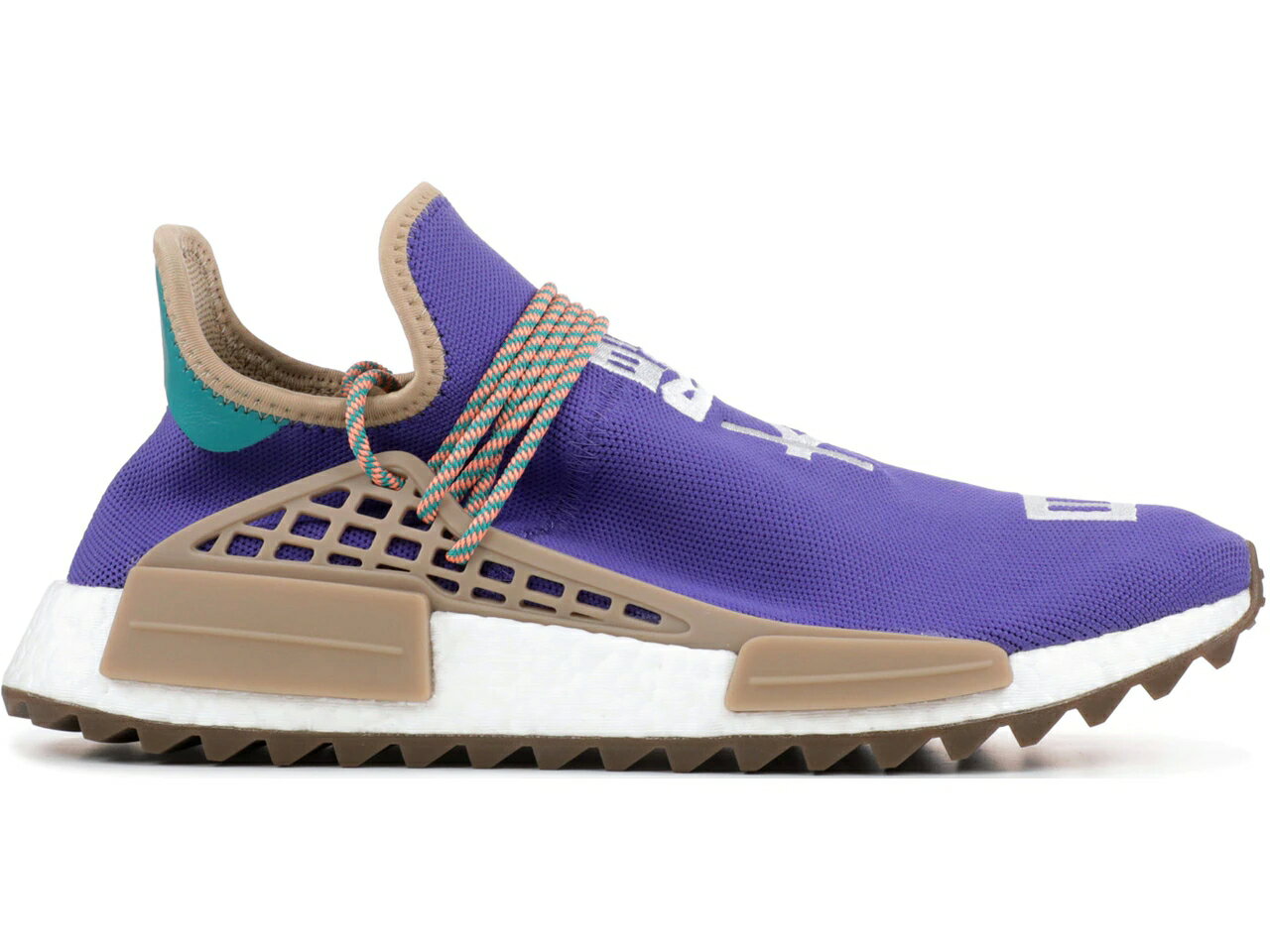 アディダス ADIDAS F&F スニーカー 【 NMD HU PHARRELL RESPIRA PURPLE KHAKI WHITE 】