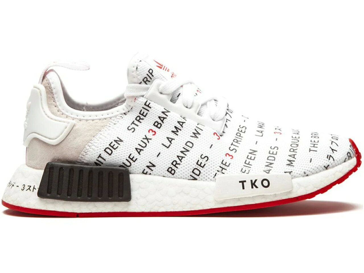 アディダス 白色 ホワイト コア 黒色 ブラック 赤 レッド 【 ADIDAS NMD R1 TOKYO WHITE (GS) / CORE WHITE CORE BLACK RED 】 キッズ ベビー マタニティ スニーカー 1