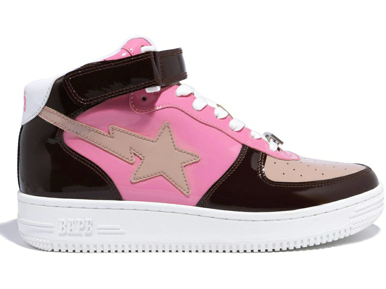 xCv ~bh F uE sN Xj[J[ Y y BAPE A BATHING APE STA MID BROWN PINK TAN (2020) / BROWN PINK TAN z