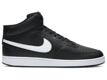 ナイキ NIKE コート ミッド 黒色 ブラック スニーカー 【 COURT VISION MID BLACK WHITE 】