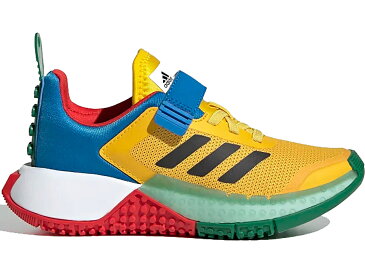 アディダス ADIDAS 黄色 イエロー キッズ 【 YELLOW SPORT SHOE LEGO PS EQUIPMENT CORE BLACK RED 】