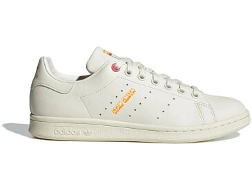 アディダス ADIDAS 白色 ホワイト クルー 橙 オレンジ スタンスミス レディース スニーカー 【 ORANGE WHITE CREW WOMENS CLOUD OFF 】