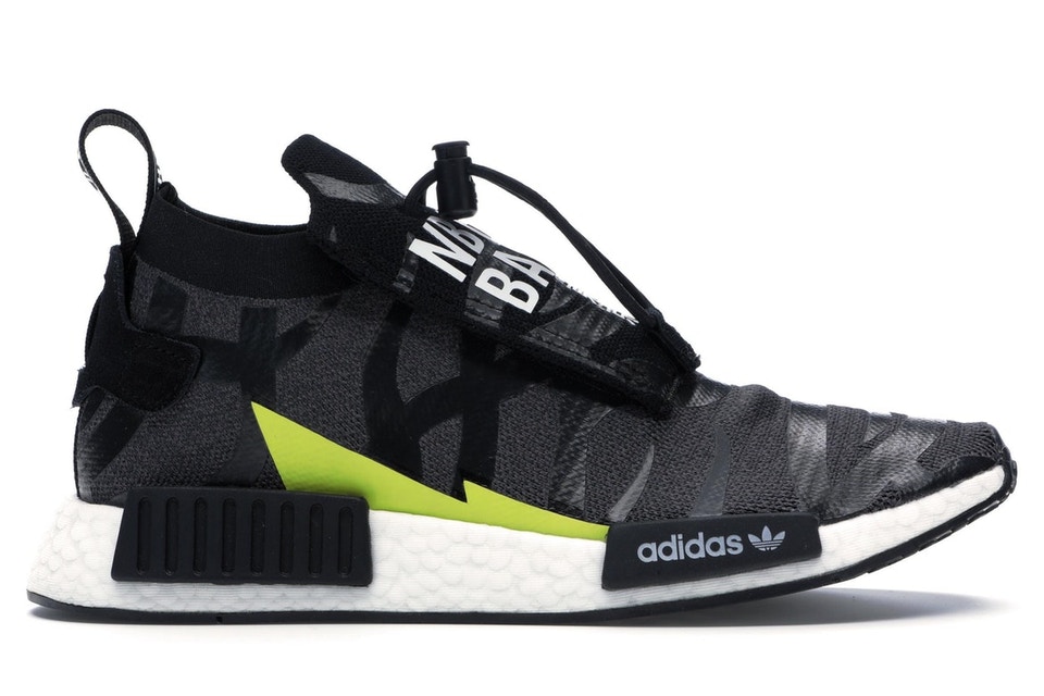 アディダス ADIDAS スニーカー 【 NMD TS1 BAPE X NEIGHBORHOOD BLACK WHITE GREY 】