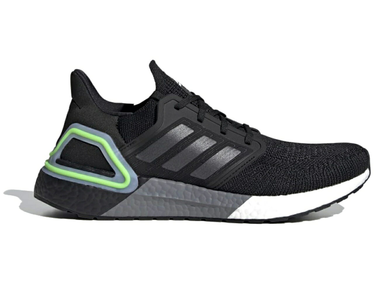 アディダス ウルトラ ブースト コア 黒色 ブラック 緑 グリーン ナイト ウルトラブースト スニーカー メンズ 【 ADIDAS ULTRA BOOST 20 CORE BLACK SIGNAL GREEN / CORE BLACK NIGHT METALLIC 】のサムネイル