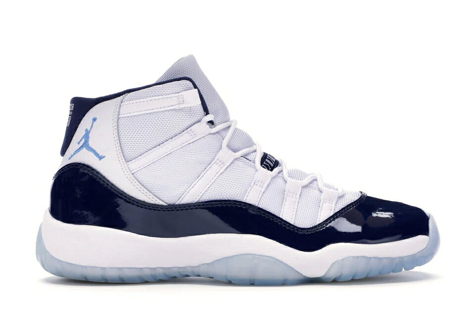 ナイキ ジョーダン 白色 ホワイト 青色 ブルー 【 JORDAN 11 RETRO UNC WIN LIKE 82 (GS) / WHITE UNIVERSITY BLUE MIDNIGHT 】 キッズ ベビー マタニティ スニーカー