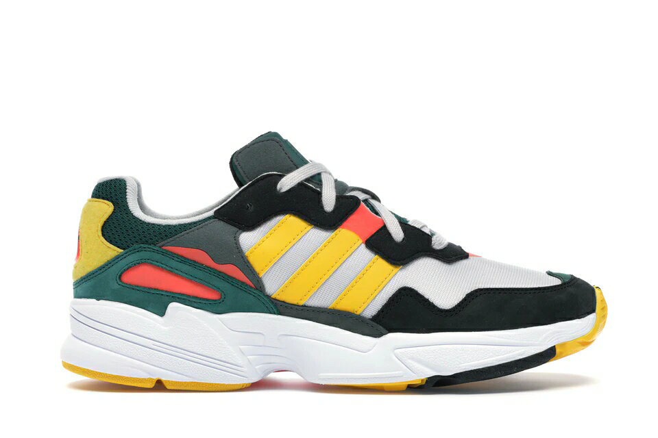 アディダス ADIDAS 灰色 グレー スニーカー 【 YUNG96 GREY ONE BOLD GOLD SOLAR RED 】