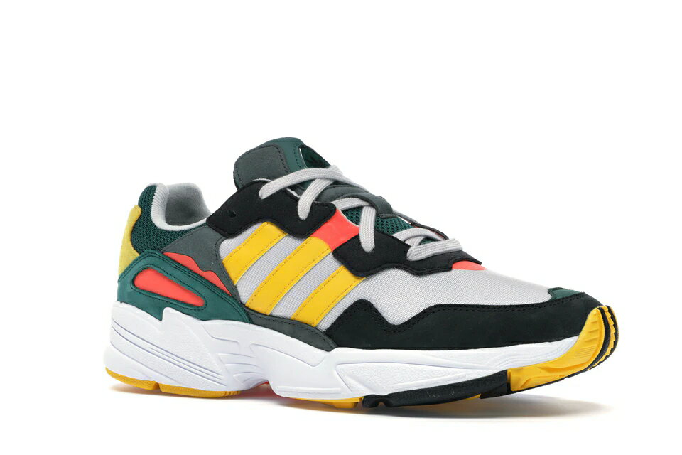 アディダス ADIDAS 灰色 グレー スニーカー 【 YUNG96 GREY ONE BOLD GOLD SOLAR RED 】