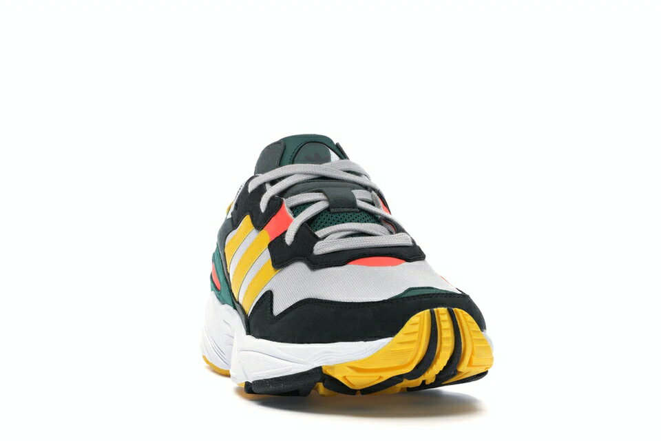 アディダス ADIDAS 灰色 グレー スニーカー 【 YUNG96 GREY ONE BOLD GOLD SOLAR RED 】