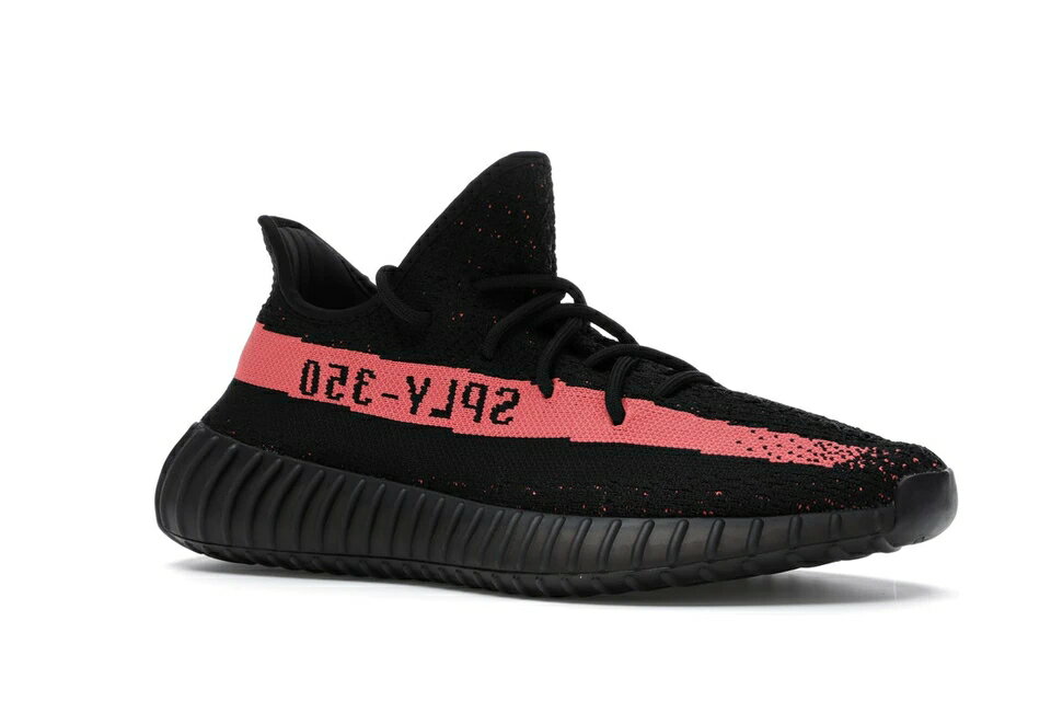 アディダス ADIDAS ブースト コア 黒色 ブラック 赤 レッド スニーカー 【 RED YEEZY BOOST 350 V2 CORE BLACK 2016 2022 】