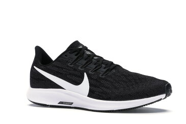 ナイキ NIKE エアー ズーム ペガサス 黒 ブラック スニーカー 【 AIR ZOOM BLACK PEGASUS 36 WHITE WHITETHUNDER GREY 】 メンズ 送料無料