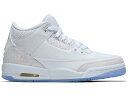 ナイキ ジョーダン ピュア 白色 ホワイト 【 JORDAN 3 RETRO PURE WHITE (2018) (GS) / WHITE WHITE WHITE 】 キッズ ベビー マタニティ スニーカー