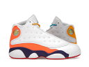 ナイキ ジョーダン JORDAN サーティーン キッズ 【 13 RETRO PLAYGROUND PS WHITE BLACKCOURT PURPLETOTAL ORANGEPINE GREEN 】