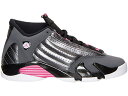 ナイキ ジョーダン ピンク 灰色 グレー ジュニア キッズ 【 JORDAN 14 RETRO HYPER PINK (GS) / METALLIC DARK GREY HYPER PINK-BLACK-WHITE 】 キッズ ベビー マタニティ スニーカー