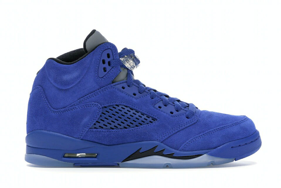 ナイキ ジョーダン 青色 ブルー スエード スウェード ゲーム 黒色 ブラック ゲームロイヤル 青 【 JORDAN 5 RETRO BLUE SUEDE (GS) / GAME ROYAL BLACK 】 キッズ ベビー マタニティ スニーカー