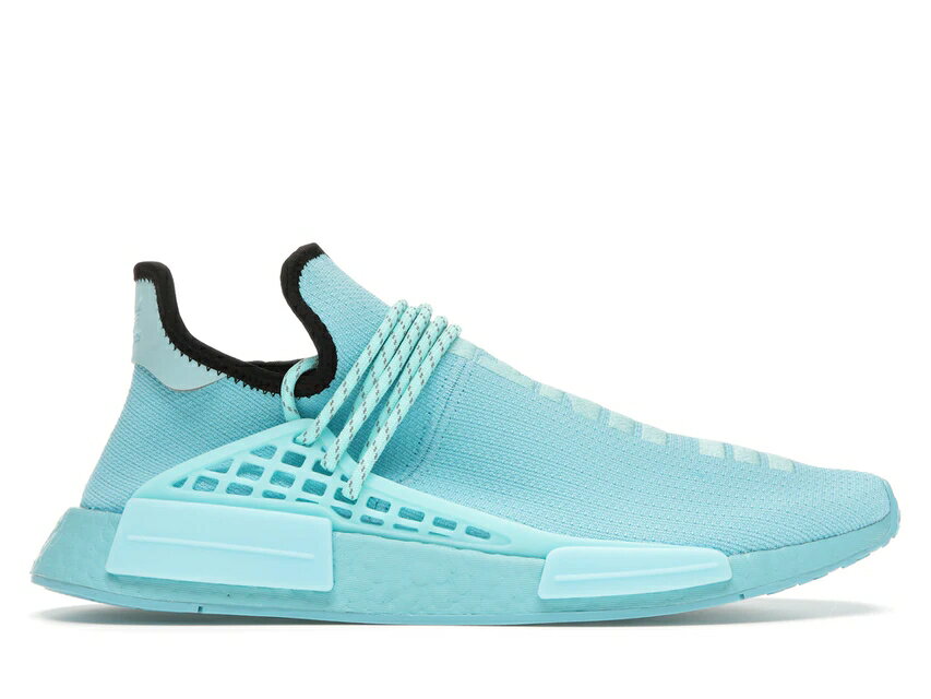 アディダス ADIDAS スニーカー 【 NMD HU PHARRELL WILLIAMS CLEAR AQUA LIGHT CORE BLACK 】