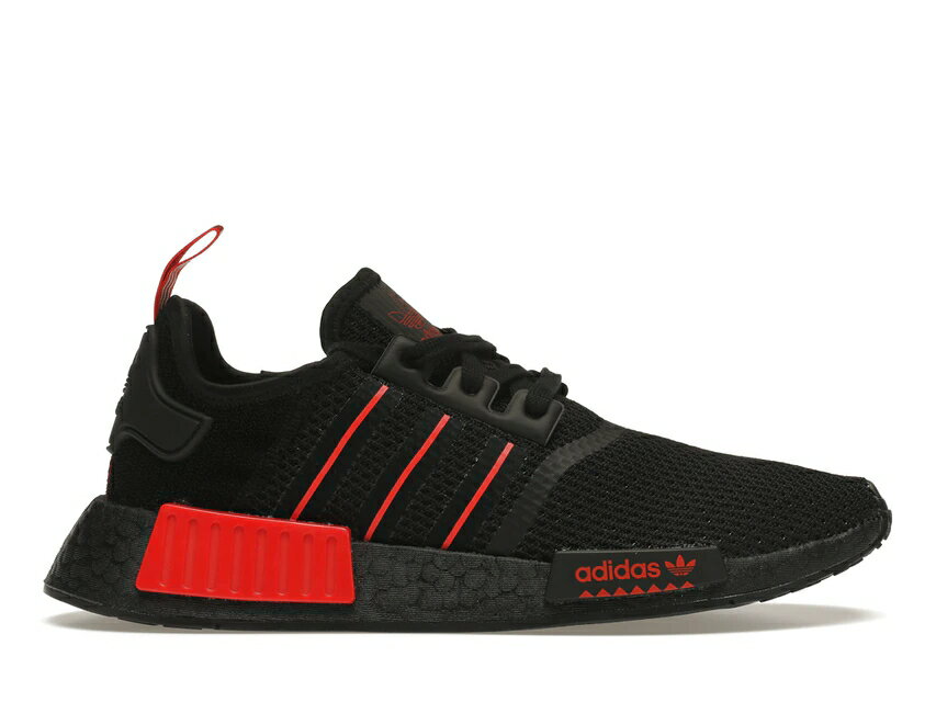 AfB_X RA F ubN  bh Xj[J[ Y y ADIDAS NMD R1 CORE BLACK RED / CORE BLACK CORE BLACK RED z