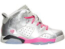 ナイキ ジョーダン 銀色 シルバー VALENTINE'S ジュニア キッズ 【 JORDAN 6 RETRO DAY (2014) (PS) / METALLIC SILVER VIVID PINK-BLACK 】 キッズ ベビー マタニティ スニーカー