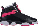 ナイキ ジョーダン リング 黒色 ブラック ピンク 白色 ホワイト 【 JORDAN 6 RINGS BLACK HYPER PINK WHITE (GS) / BLACK HYPER PINK WHITE 】 キッズ ベビー マタニティ スニーカー