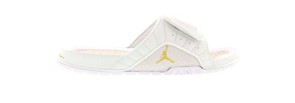 ナイキ ジョーダン ハイドロ サンダル 白色 ホワイト ゴールド スニーカー メンズ 【 JORDAN HYDRO SLIDE RETRO 12 OVO / SUMMIT WHITE METALLIC GOLD 】