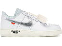 ナイキ オフホワイト 白色 ホワイト 銀色 シルバー エアフォース スニーカー メンズ 【 NIKE AIR FORCE 1 LOW OFF-WHITE COMPLEXCON (AF100) / WHITE METALLIC SILVER SAIL 】