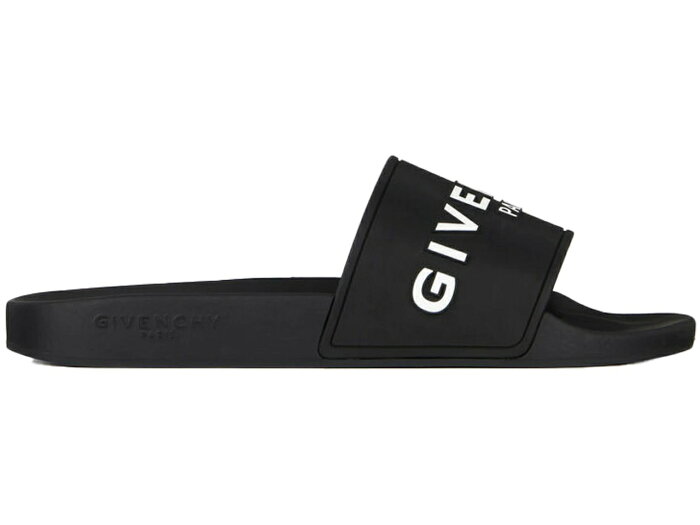 ジバンシィ GIVENCHY サンダル 黒色 ブラック スニーカー 【 PARIS FLAT SANDALS BLACK WHITE 】