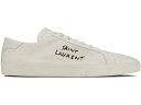 サンローラン コート クラシック 白色 ホワイト クリーム スニーカー メンズ 【 SAINT LAURENT SAINT LAURENT COURT CLASSIC SL/06 WHITE WORN / CREAM 】